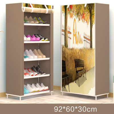 6 Layer 8 Layer 10 Layer Simple DIY Assembly Cloth Shoe Cabinet Living Room Shoes Storage Rack Shelves Home Furniture