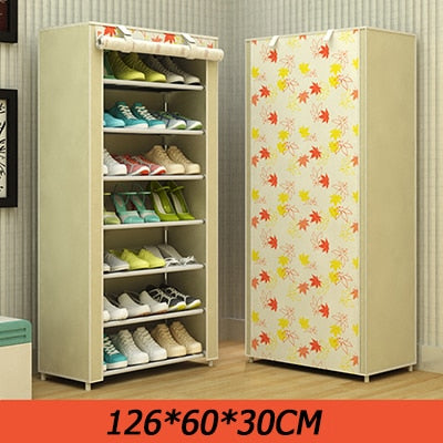 6 Layer 8 Layer 10 Layer Simple DIY Assembly Cloth Shoe Cabinet Living Room Shoes Storage Rack Shelves Home Furniture