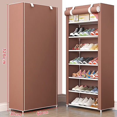 6 Layer 8 Layer 10 Layer Simple DIY Assembly Cloth Shoe Cabinet Living Room Shoes Storage Rack Shelves Home Furniture