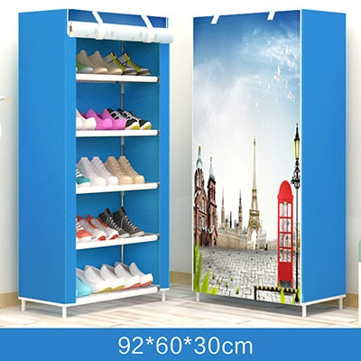 Shoes Storage Organizers Minimalist Modern Home Furniture Shoe Cabinet Living Room Dormitory DIY Foldable Shoe Rack Cabinet