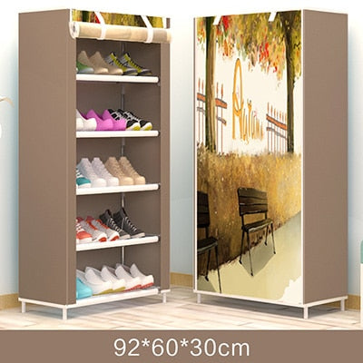 Shoes Storage Organizers Minimalist Modern Home Furniture Shoe Cabinet Living Room Dormitory DIY Foldable Shoe Rack Cabinet