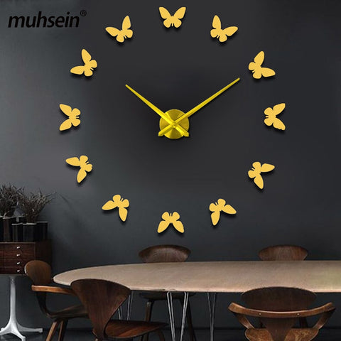 2020 Sticker Decorative Wall Clock Modern Design Living Room Decoration Home 3d Wall Clock New Large Wall Clock s Free Shipping