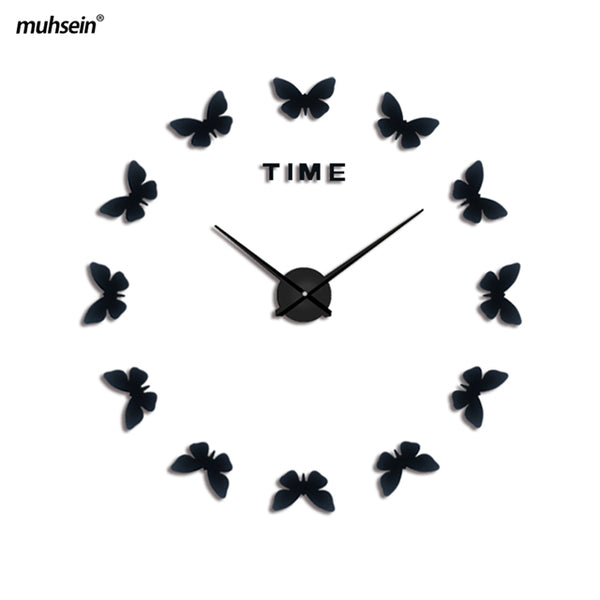 2020 Sticker Decorative Wall Clock Modern Design Living Room Decoration Home 3d Wall Clock New Large Wall Clock s Free Shipping
