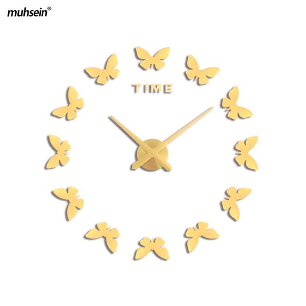 2020 Sticker Decorative Wall Clock Modern Design Living Room Decoration Home 3d Wall Clock New Large Wall Clock s Free Shipping