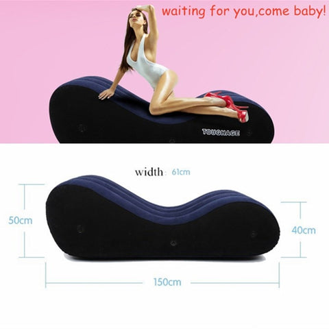 Inflatable Sofa Bed Love Chair Home Furniture Lovers Passion Love Chaise Floor Sofa Bean Bags For Adults