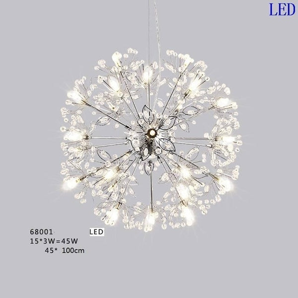 Light Pendant Hang European Crystal Home Deco Techo Moderna Lampara Colgante Lustre E Pendente Para Sala De Jantar Hanging Lamp