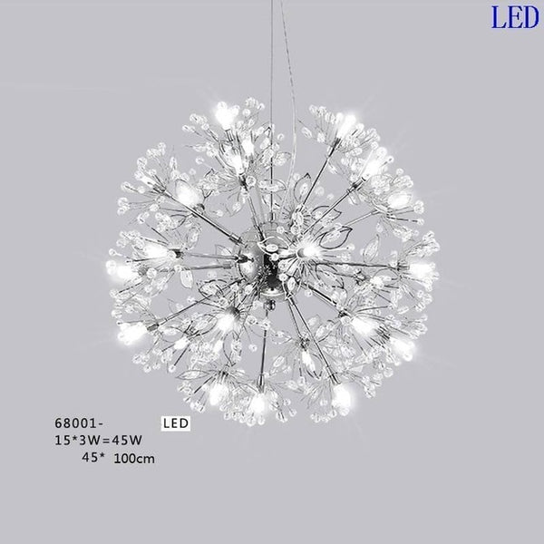 Light Pendant Hang European Crystal Home Deco Techo Moderna Lampara Colgante Lustre E Pendente Para Sala De Jantar Hanging Lamp