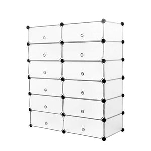 Portable Shoe Storage Organizer Racks Plastic Cube Shoe Cabinet Shelving Shoe Rack Shelves for shoes  DIY Home Furniture
