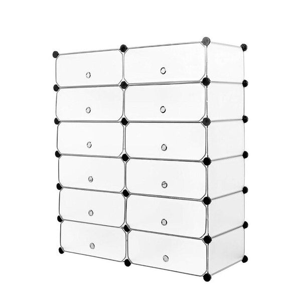 Portable Shoe Storage Organizer Racks Plastic Cube Shoe Cabinet Shelving Shoe Rack Shelves for shoes  DIY Home Furniture