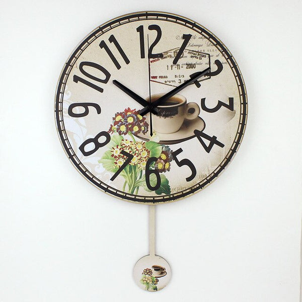 Modern coffee large decorative wall clocks mute Home decoration kitchen wall clock fashion wall watches orologi parete