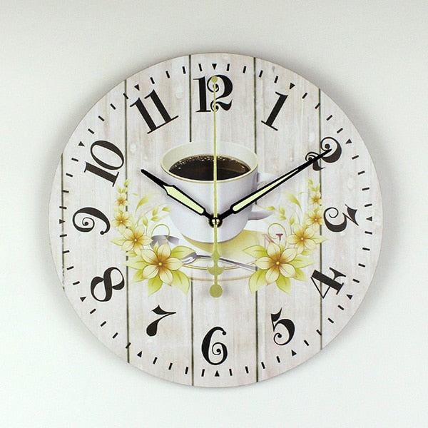 Modern coffee large decorative wall clocks mute Home decoration kitchen wall clock fashion wall watches orologi parete