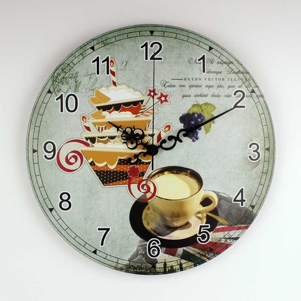 Modern coffee large decorative wall clocks mute Home decoration kitchen wall clock fashion wall watches orologi parete