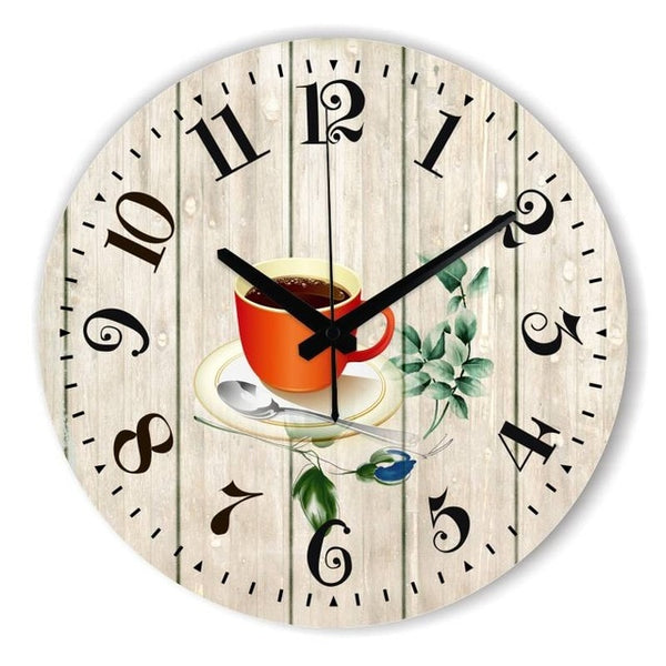 Modern coffee large decorative wall clocks mute Home decoration kitchen wall clock fashion wall watches orologi parete