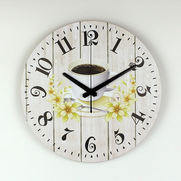 Modern coffee large decorative wall clocks mute Home decoration kitchen wall clock fashion wall watches orologi parete