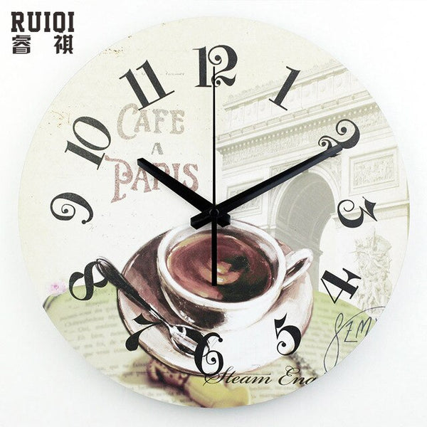 Modern coffee large decorative wall clocks mute Home decoration kitchen wall clock fashion wall watches orologi parete