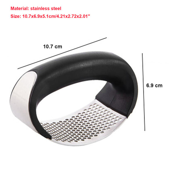 Stainless Steel Garlic Press Manual Chopper Grinding Multi-function Bottle Opener Garlic Press Vegetable Tools Kitchen Gadgets