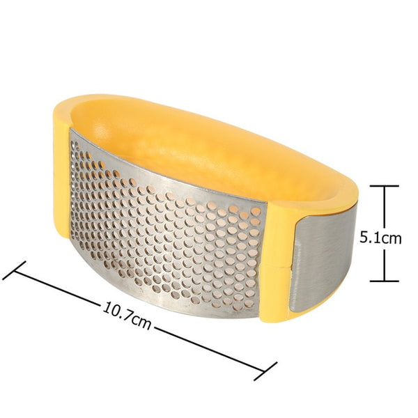 Stainless Steel Garlic Press Manual Chopper Grinding Multi-function Bottle Opener Garlic Press Vegetable Tools Kitchen Gadgets