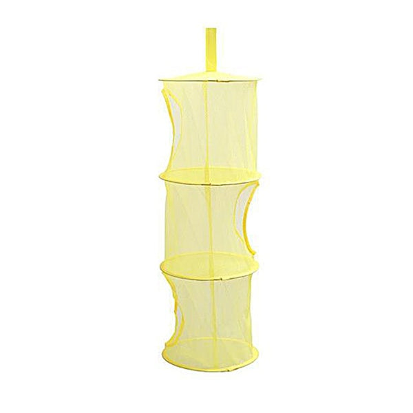 3 Shelf Net Kids Toy Organizer Bag Home Mesh Hanging Storage Bedroom Wall Door Closet