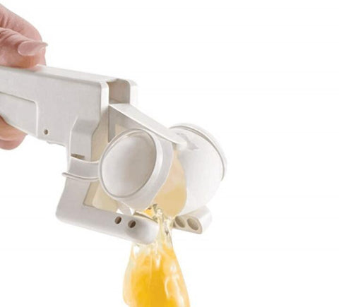 Egg Cracker Handheld York & White Separator As Seen On TV Helper New Egg Opener Kitchen Gadget Tool