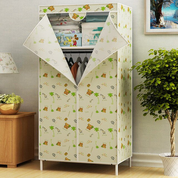 Portable Wardrobe Clothes Closet Home Student Wardrobe Clothes Storage Organizer Modern Home Furniture Bedroom Storage