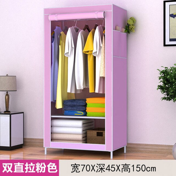 Portable Wardrobe Clothes Closet Home Student Wardrobe Clothes Storage Organizer Modern Home Furniture Bedroom Storage