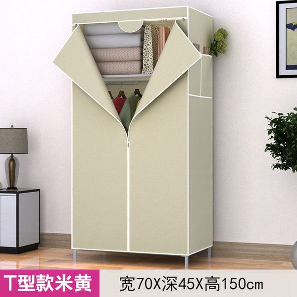 Portable Wardrobe Clothes Closet Home Student Wardrobe Clothes Storage Organizer Modern Home Furniture Bedroom Storage