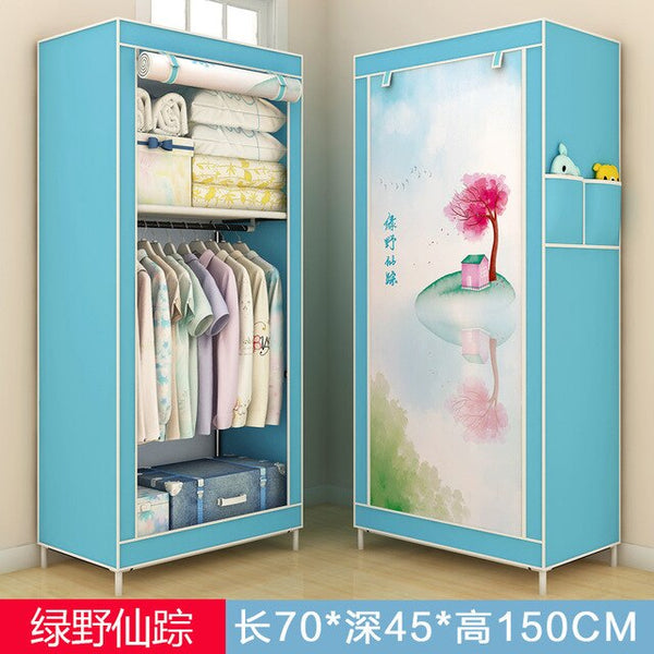 Portable Wardrobe Clothes Closet Home Student Wardrobe Clothes Storage Organizer Modern Home Furniture Bedroom Storage