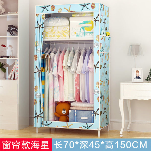 Portable Wardrobe Clothes Closet Home Student Wardrobe Clothes Storage Organizer Modern Home Furniture Bedroom Storage