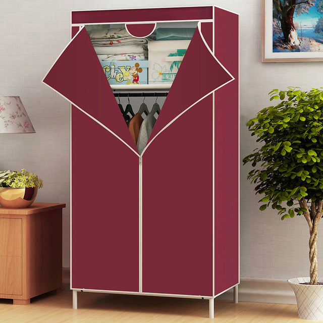 Portable Wardrobe Clothes Closet Home Student Wardrobe Clothes Storage Organizer Modern Home Furniture Bedroom Storage