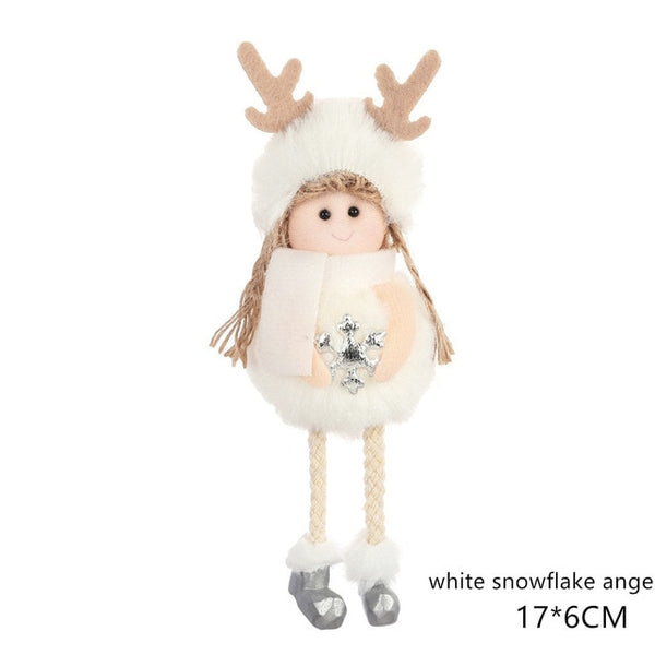2020 New Year Latest Christmas Angel Dolls Cute Xmas Tree Ornament Noel Deco Christmas Decoration for Home Navidad 2019 Kid Gift