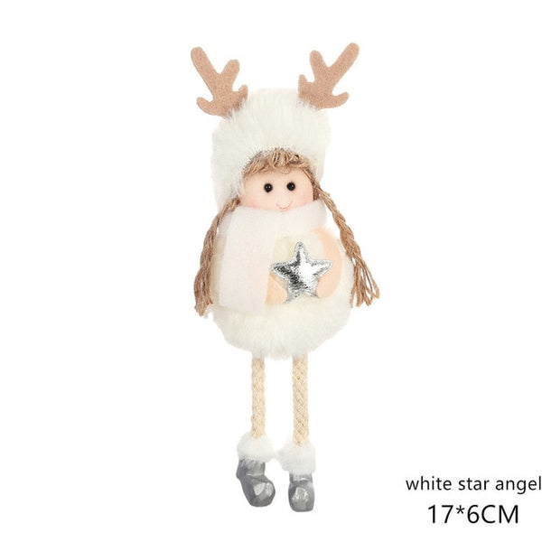 2020 New Year Latest Christmas Angel Dolls Cute Xmas Tree Ornament Noel Deco Christmas Decoration for Home Navidad 2019 Kid Gift
