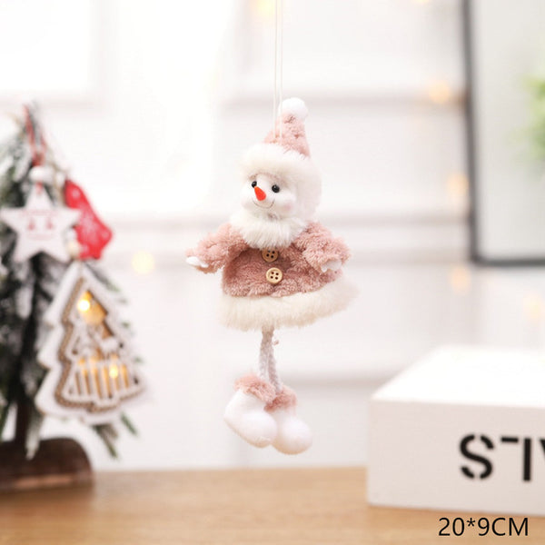 2020 New Year Latest Christmas Angel Dolls Cute Xmas Tree Ornament Noel Deco Christmas Decoration for Home Navidad 2019 Kid Gift