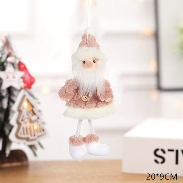 2020 New Year Latest Christmas Angel Dolls Cute Xmas Tree Ornament Noel Deco Christmas Decoration for Home Navidad 2019 Kid Gift