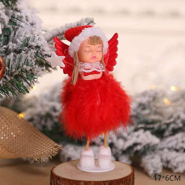 2020 New Year Latest Christmas Angel Dolls Cute Xmas Tree Ornament Noel Deco Christmas Decoration for Home Navidad 2019 Kid Gift