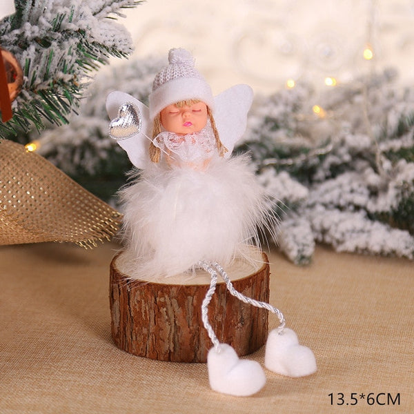 2020 New Year Latest Christmas Angel Dolls Cute Xmas Tree Ornament Noel Deco Christmas Decoration for Home Navidad 2019 Kid Gift