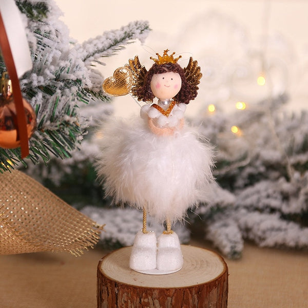 2020 New Year Latest Christmas Angel Dolls Cute Xmas Tree Ornament Noel Deco Christmas Decoration for Home Navidad 2019 Kid Gift
