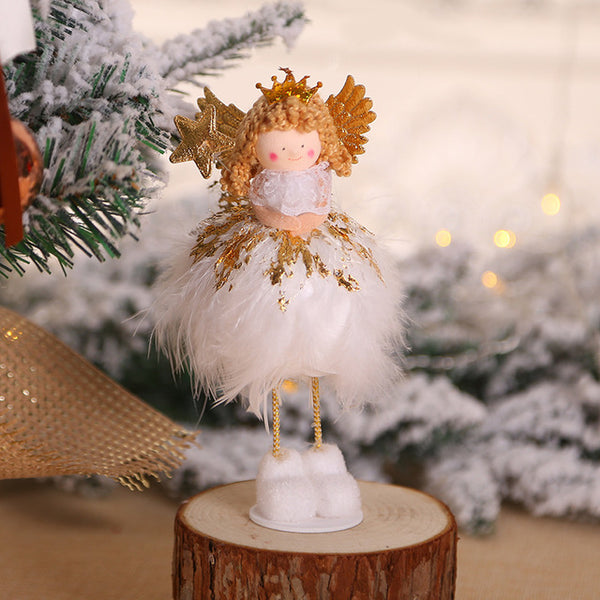 2020 New Year Latest Christmas Angel Dolls Cute Xmas Tree Ornament Noel Deco Christmas Decoration for Home Navidad 2019 Kid Gift