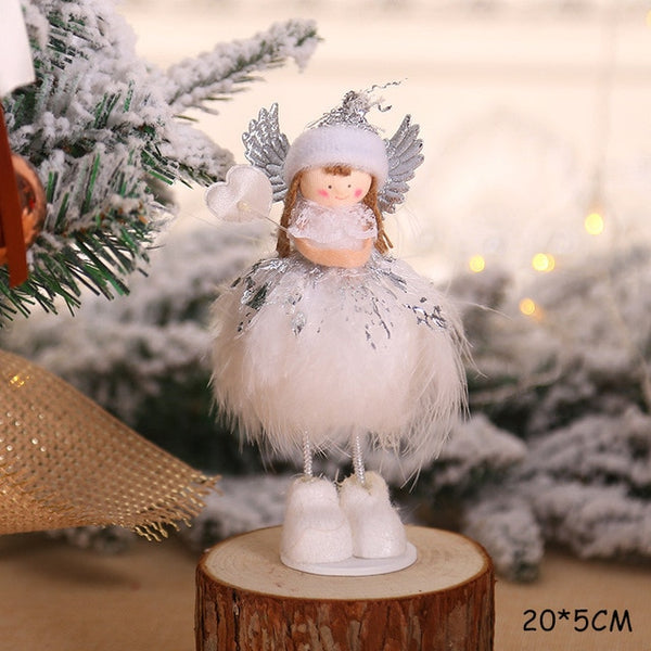 2020 New Year Latest Christmas Angel Dolls Cute Xmas Tree Ornament Noel Deco Christmas Decoration for Home Navidad 2019 Kid Gift