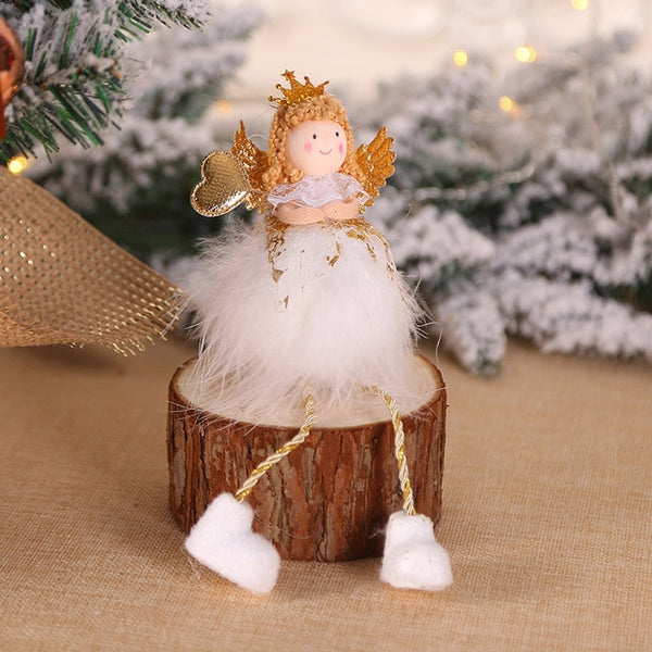 2020 New Year Latest Christmas Angel Dolls Cute Xmas Tree Ornament Noel Deco Christmas Decoration for Home Navidad 2019 Kid Gift