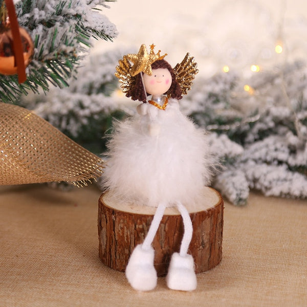 2020 New Year Latest Christmas Angel Dolls Cute Xmas Tree Ornament Noel Deco Christmas Decoration for Home Navidad 2019 Kid Gift