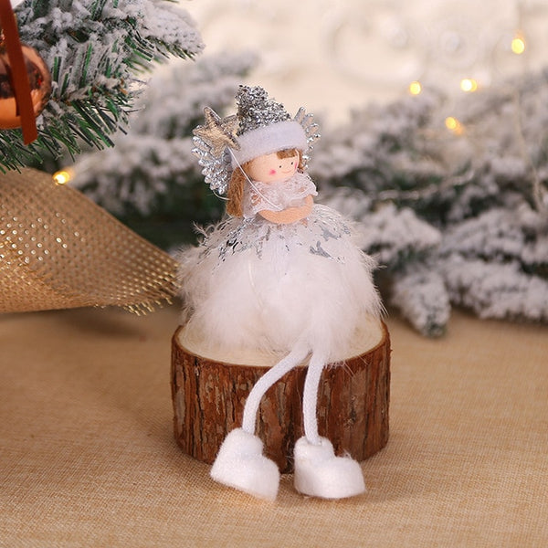 2020 New Year Latest Christmas Angel Dolls Cute Xmas Tree Ornament Noel Deco Christmas Decoration for Home Navidad 2019 Kid Gift
