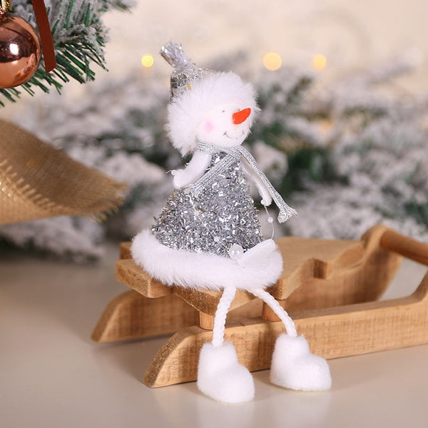 2020 New Year Latest Christmas Angel Dolls Cute Xmas Tree Ornament Noel Deco Christmas Decoration for Home Navidad 2019 Kid Gift