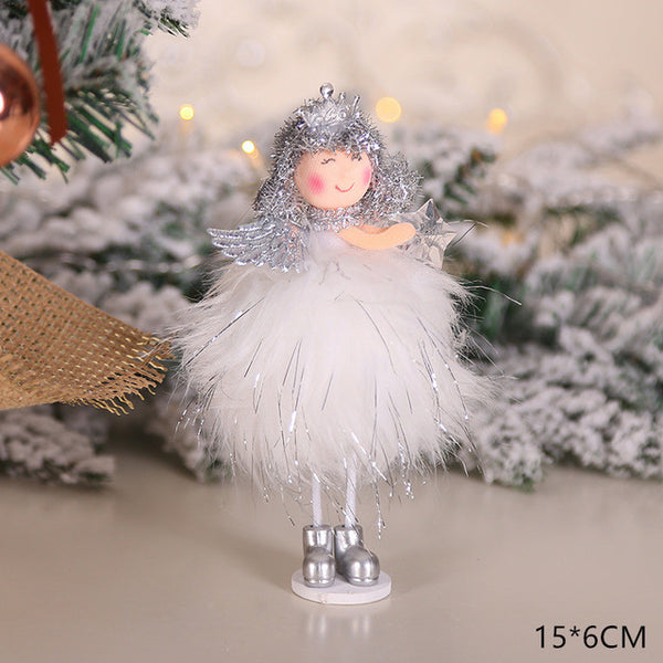 2020 New Year Latest Christmas Angel Dolls Cute Xmas Tree Ornament Noel Deco Christmas Decoration for Home Navidad 2019 Kid Gift