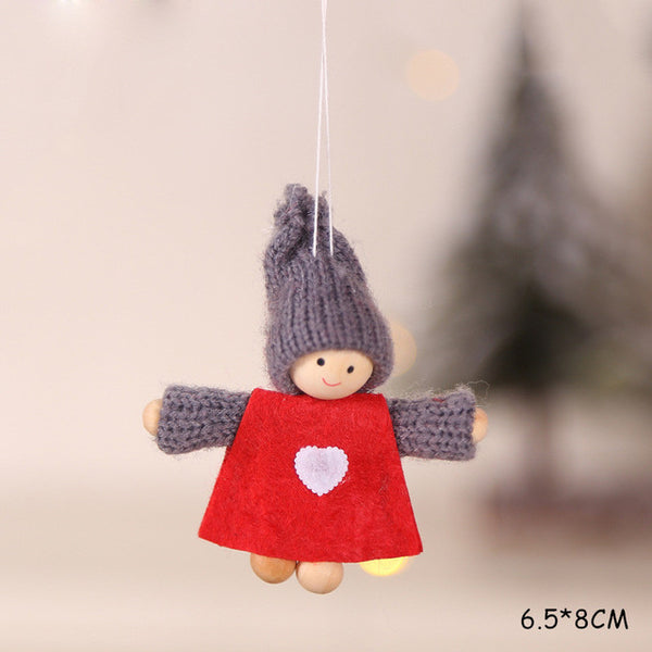 2020 New Year Latest Christmas Angel Dolls Cute Xmas Tree Ornament Noel Deco Christmas Decoration for Home Navidad 2019 Kid Gift