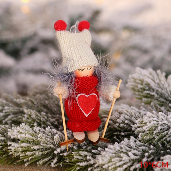 2020 New Year Latest Christmas Angel Dolls Cute Xmas Tree Ornament Noel Deco Christmas Decoration for Home Navidad 2019 Kid Gift