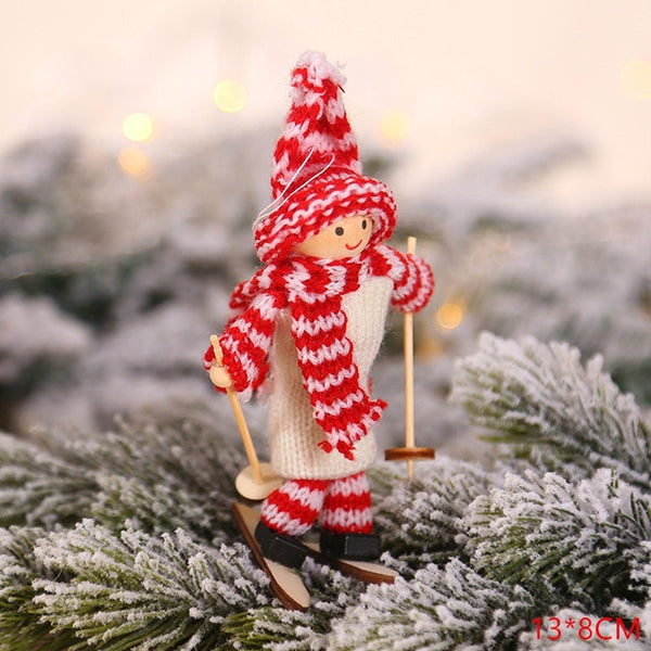 2020 New Year Latest Christmas Angel Dolls Cute Xmas Tree Ornament Noel Deco Christmas Decoration for Home Navidad 2019 Kid Gift