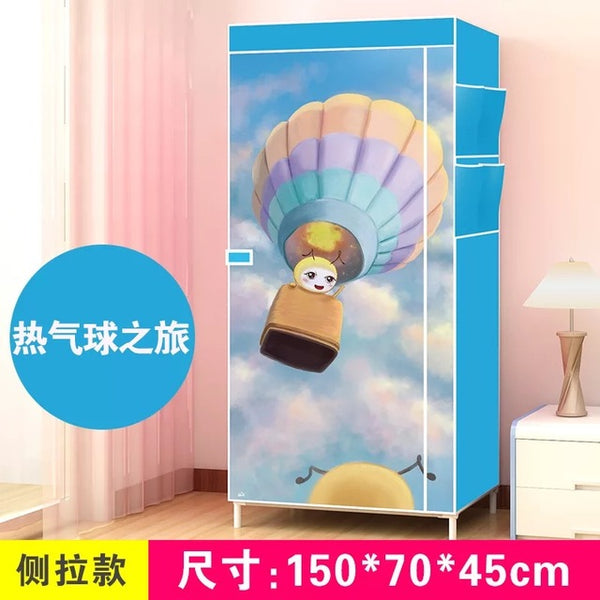 Bedroom Multipurpose Non-woven Cloth Wardrobe Folding handiness Clothing Storage Cabinet Dustproof Cloth Closet Home Furniture