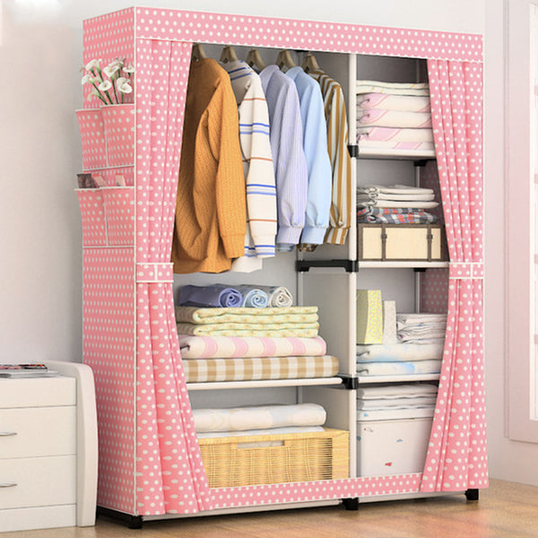 Multi-purpose Non-woven Fabric Closet Portable Folding Dustproof Waterproof Cloths Wardrobe Storage Cabinet Furniture Organizer