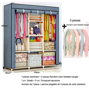 Non-woven fold Portable Wardrobe Clothes Storage Cabinet Bedroom Furniture шкаф для одежды armadio bambini