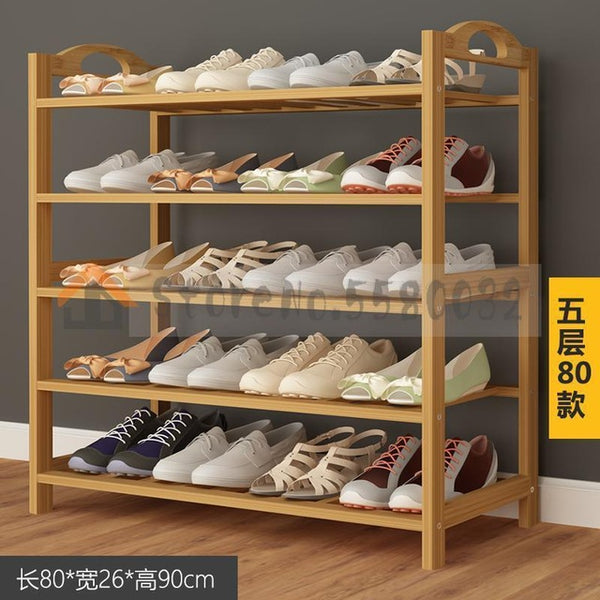 Bamboo Wood Shoe Rack Entryway Shoe Shelf Storage Organizer plant Stand home Storage Shelf Rack Organizer For Bathroom Kitchen